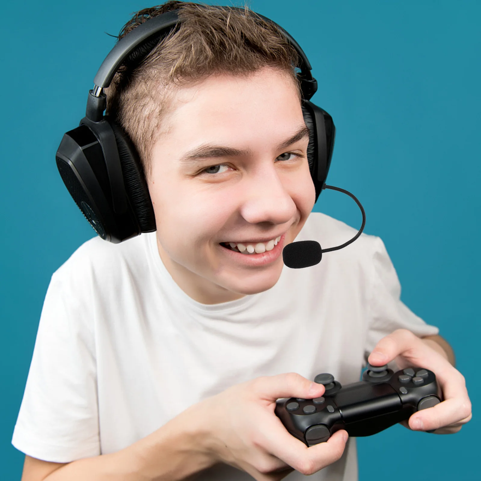 

Gaming Headphone Microphone Noise Reduction Live Streaming Computer Headset In line Flexible Mic 3 Pole Stereo Work