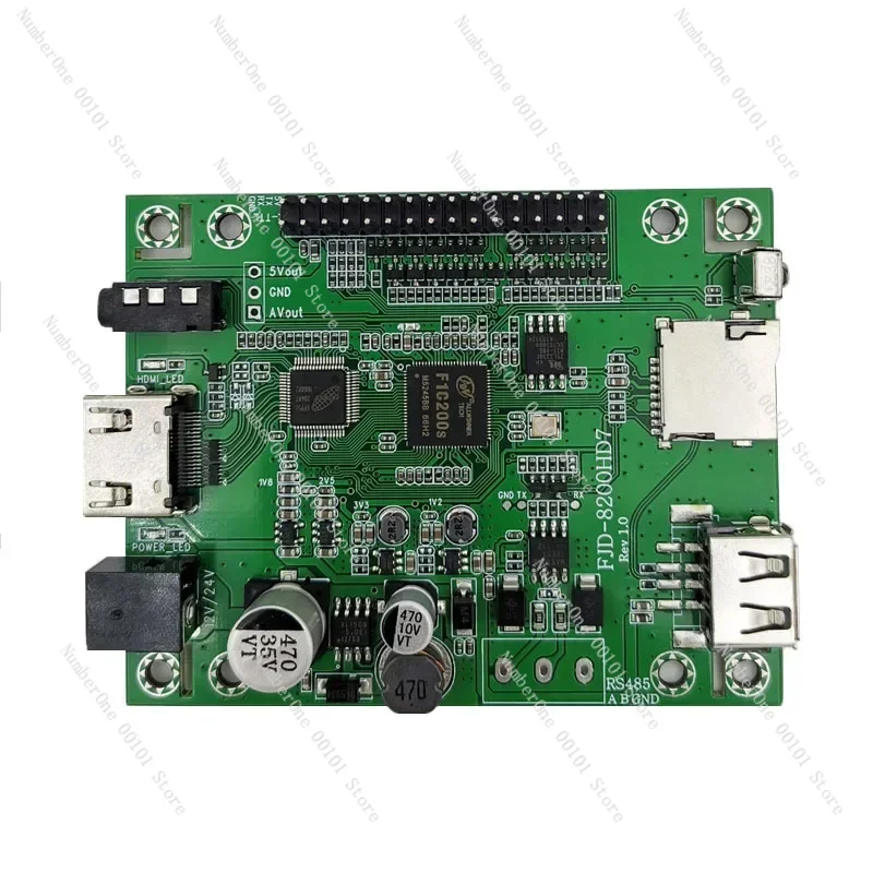 

Плата для воспроизведения видео с последовательным управлением на базе одного чипа, декодирование HD 1080P без потерь, HDMI, для рекламных дисплеев, MP5 FJD-8200HD7