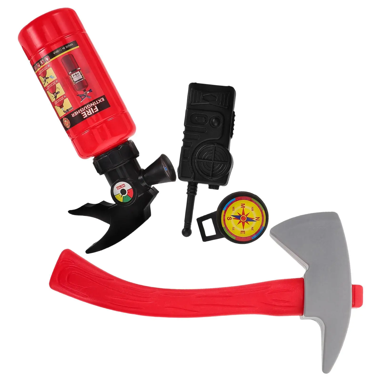 Children's Firefighter Set Kids Fireman Costume Role Play Extinguisher Toy Accessories Firefighting Toys