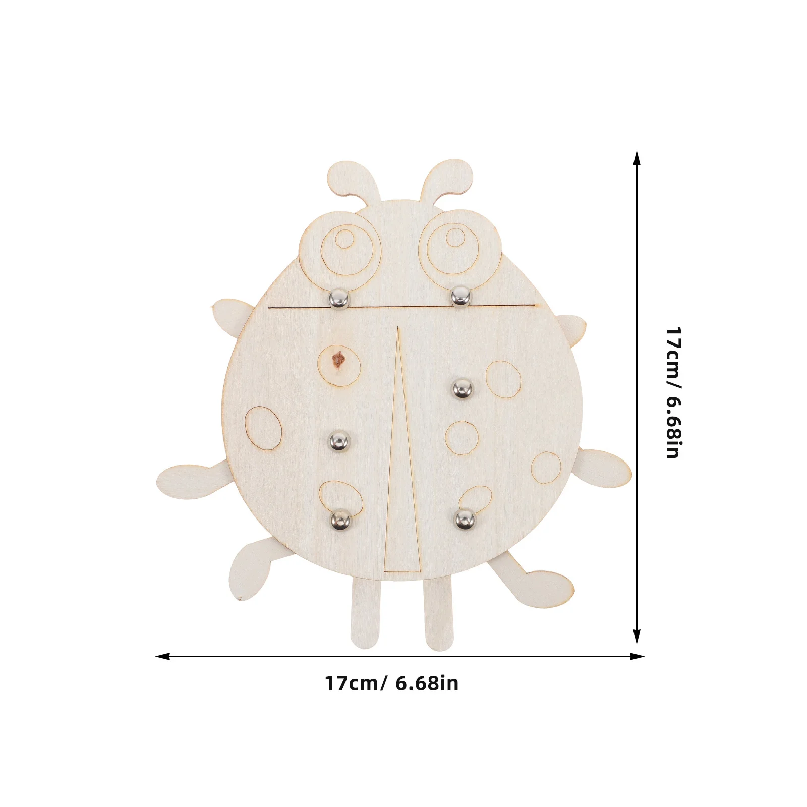 6 قطع من أشكال الخنفساء الخشبية غير المطلية: مجموعة حرفية ممتعة للأطفال لتزيين العطلات وأنشطة الفصول الدراسية وباب غرفة الحضانة