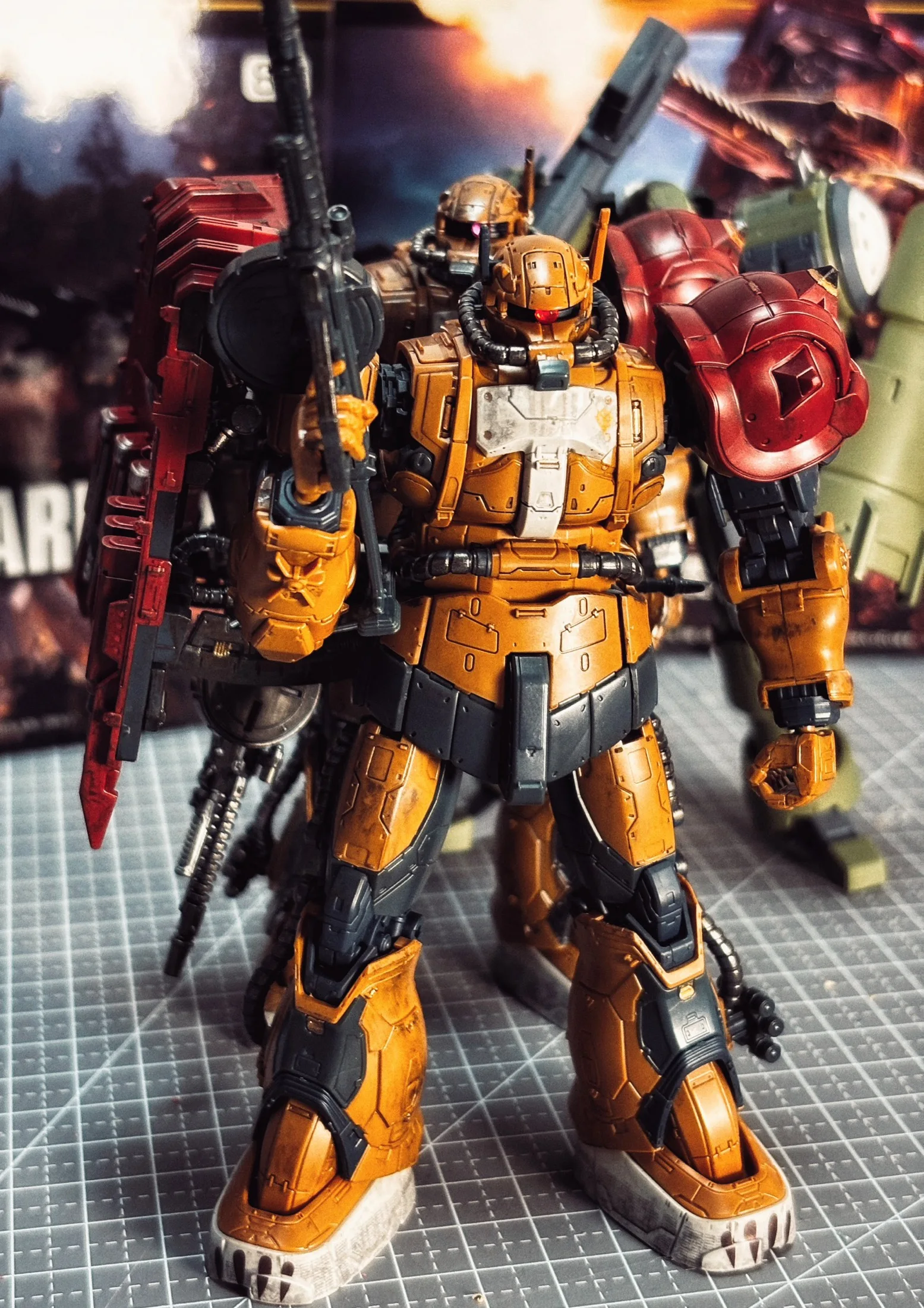 

Original BANDAI HG 1/144 RX-78[G]E GUNDAM EX [RFV] & MS-06F ZAKU Ⅱ F TYPE SOLARI [REV] Ver. Assembly Anime Model Toys In Stock