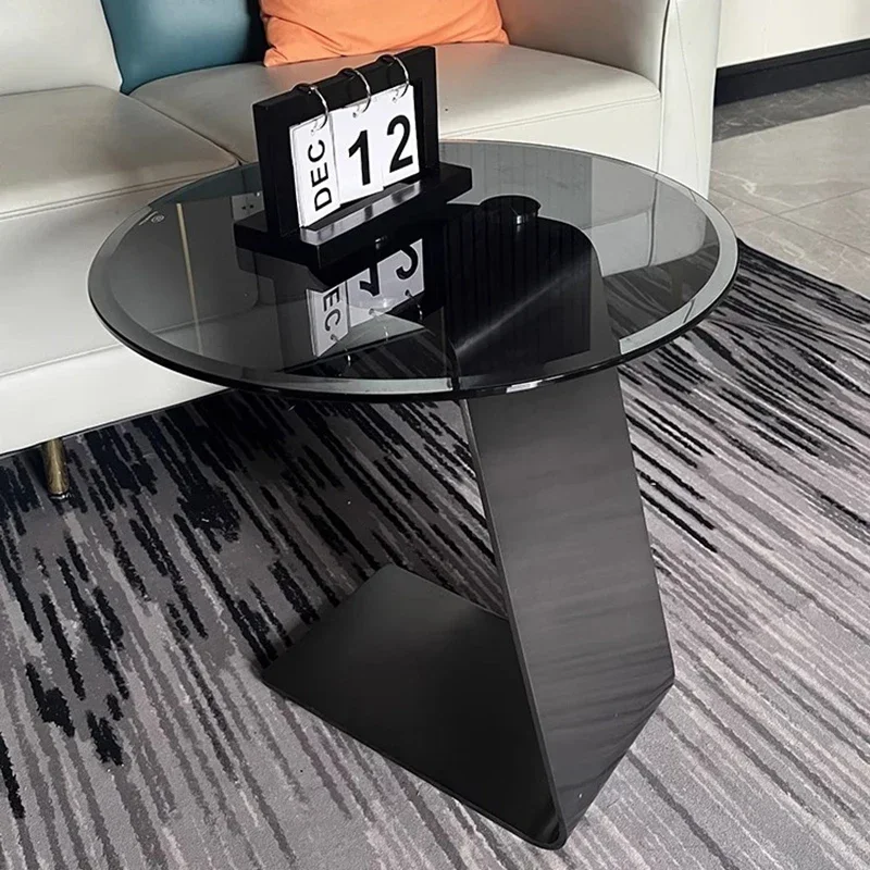 

Modern Simple Coffee Tables Minimalism Glass Living Room Sofa Side Coffee Tables Salon Hotel Home Furniture Stolik Kawowy FYCT