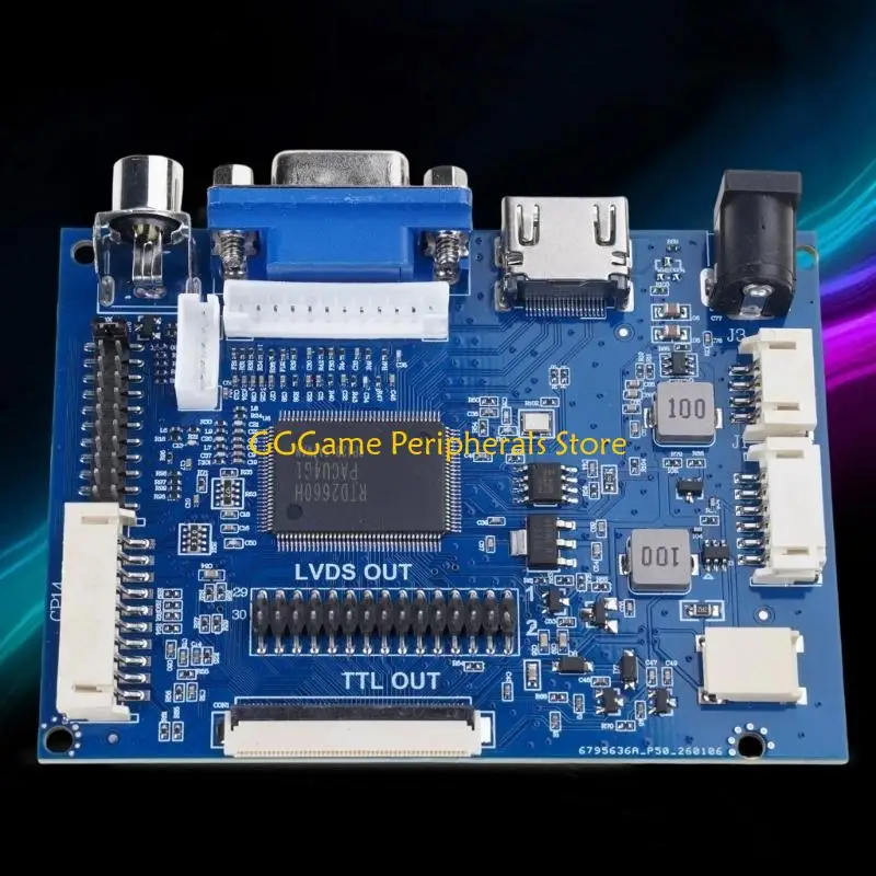 

U55B TTL LVDS Control Board Support AT070TN90 /92/94 Driver HDMI1.2 to Car Projection