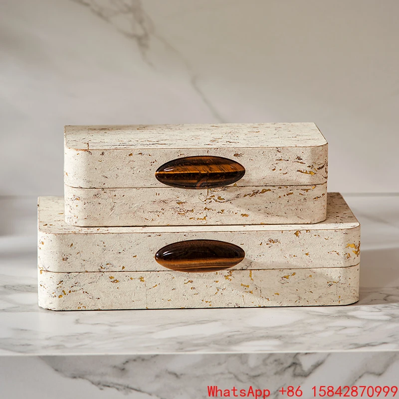 

New Chinese custom furniture exhibition hall advanced decorative box storage ornament