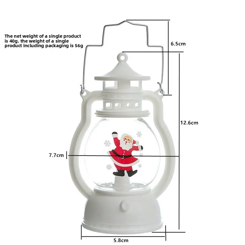 Christmas Pony Light Night Light Portable Oil Lamp Kindergarten Children's Christmas Gift Baking Decoration Ornament