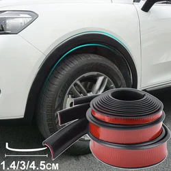 Universal Fender Flares Car Wheel Arches Wing Expander Arch Eyebrow Mudguard Lip Body Rubber Protector Cover Mud Flaps Trim Kit