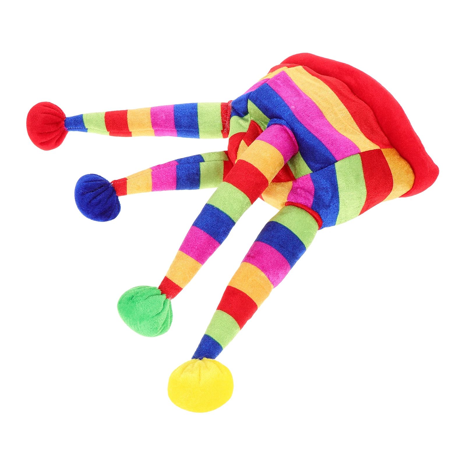 

Clown Hat Costume Halloween Costumes Cosplay Accessory Crazy Hats Carnival Dress Black