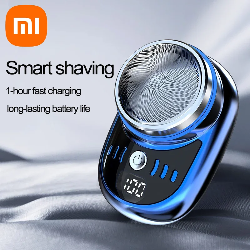 Xiaomi-Barbeador elétrico portátil para homens e mulheres, USB recarregável, impermeável, destacável, barba e corpo, aparador de pêlos, viagem