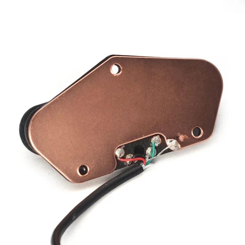 TL Humbucker Bridge Pickup Dual Layer Dual Coil Alnico 5 Pickup 6 String Open Styple Fiber Bobbin Magnet Black