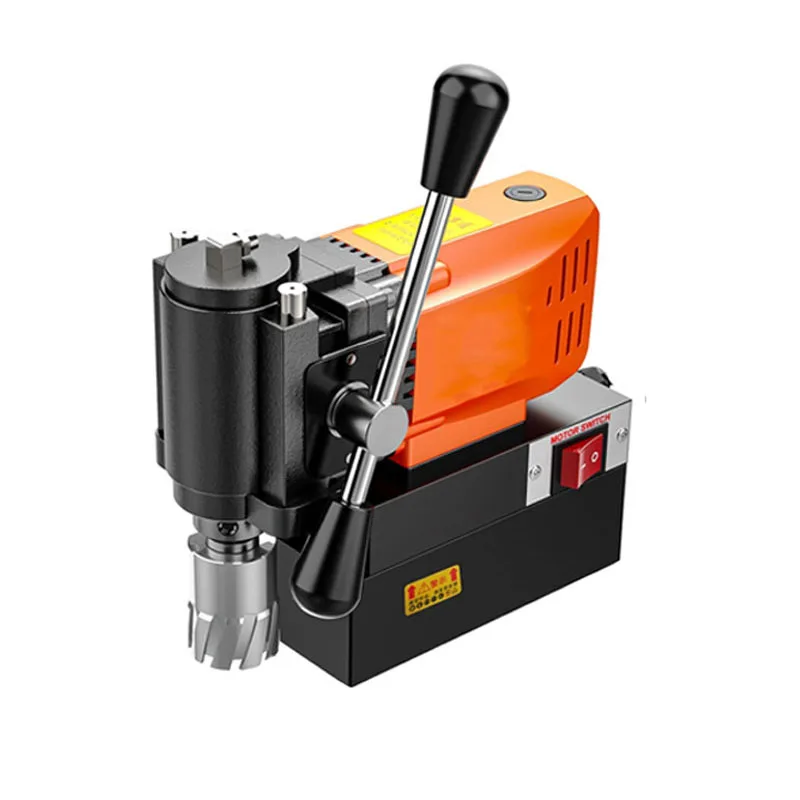 Electric Magnetic Core Drill Machine 110/220V Magnetic Drill Press Bench Drilling Rig Machine for Engineering