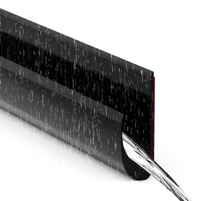

Upgrades Motorhome Roof Drainage System Weather Resistant Silicone/TPE Gutter Roof Water Deflector for Dry & Comfortable