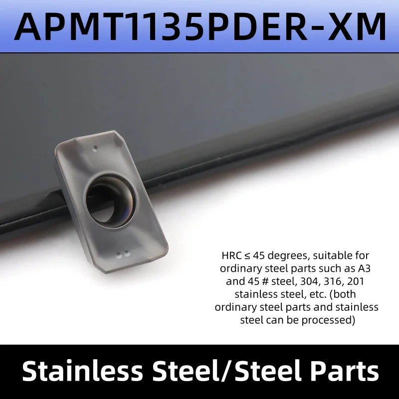 CNC旋盤,超硬インサートミル,合金切削刃,apmt1135pder apkt1135 r2 m2 xm fm