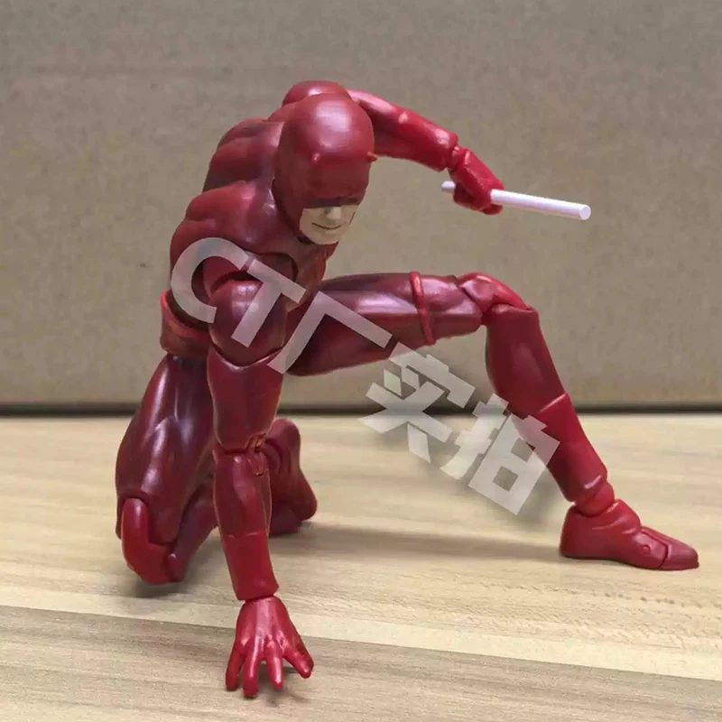 Ct Toys Daredevil Figure Mafex 223 Comic Version SHF Anime Action Figure Figurine Collection Model Kids Toys Gift 16cm