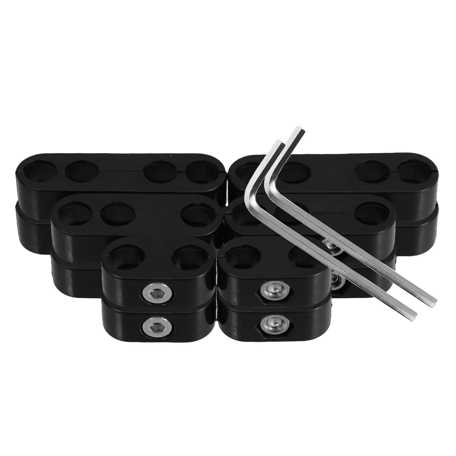 

14 Pcs Ignition Separator Spark Plug Wire Holder Black Spacer Engine Wire Divider Car Electrical Accessories Plastic Durable