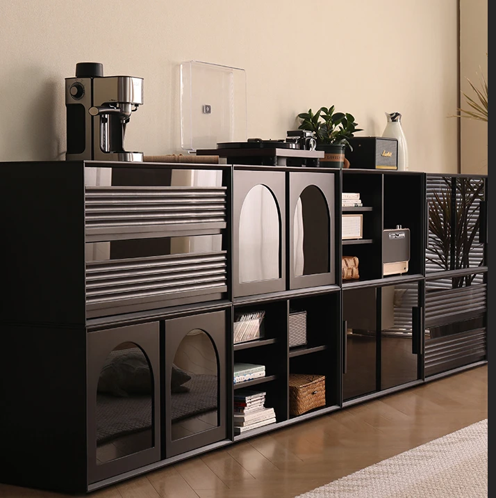 Building Blocks Assembled Cabinet TV Cabinet Floor Simple Modern Multi-Functional Wall Storage Cabinet