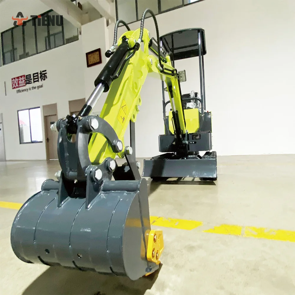 

Lightweight TN12 Mini Excavator 4 In 1 Bucket for Narrow Space Operations Indoor Warehouse Renovation Mini Digger