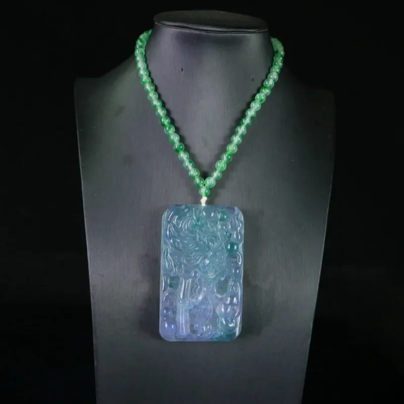 

Natural Dragon Brand Quartzite Jade High Ice Pendant Unisex