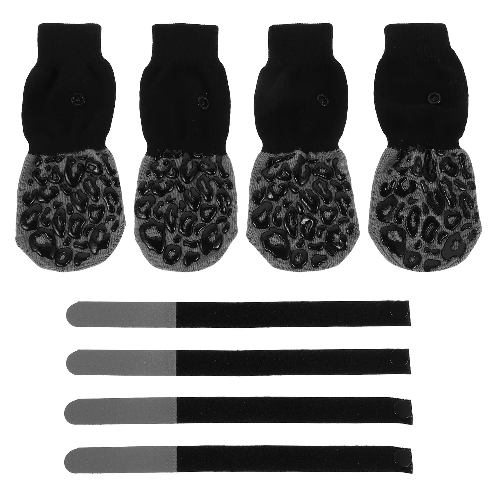 

4Pcs Pet Anti Slip Socks for Dogs Non Slip Dog Socks Hardwood Floor Protection Outdoor Paw Grips Quiet Comfortable Fit Medium