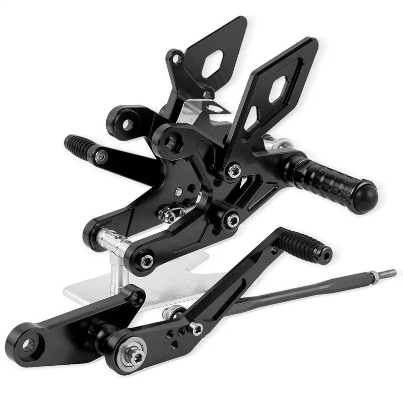 Подходит для Honda CBR500R CB500F CBR400R CB400F, аксессуары для мотоциклов, алюминиевые задние наборы, подножки, задние наборы подножек Подходит для Honda CBR500R CB500F CBR400R CB400F, аксессуары для мотоциклов, алюминиевые задние наборы, подножки, задние наборы подножек