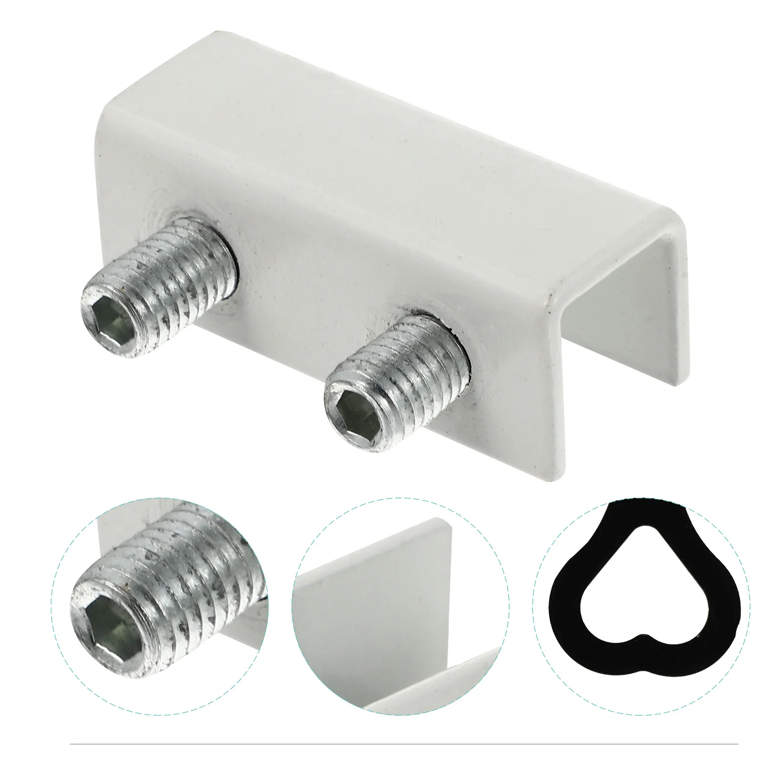 2 قطعة أقفال النوافذ سدادات النافذة المنزلقة قفل أمان قابل للتعديل مع مفتاح التحكم لأجهزة السلامة المدرسية والمكتب المنزلي #2