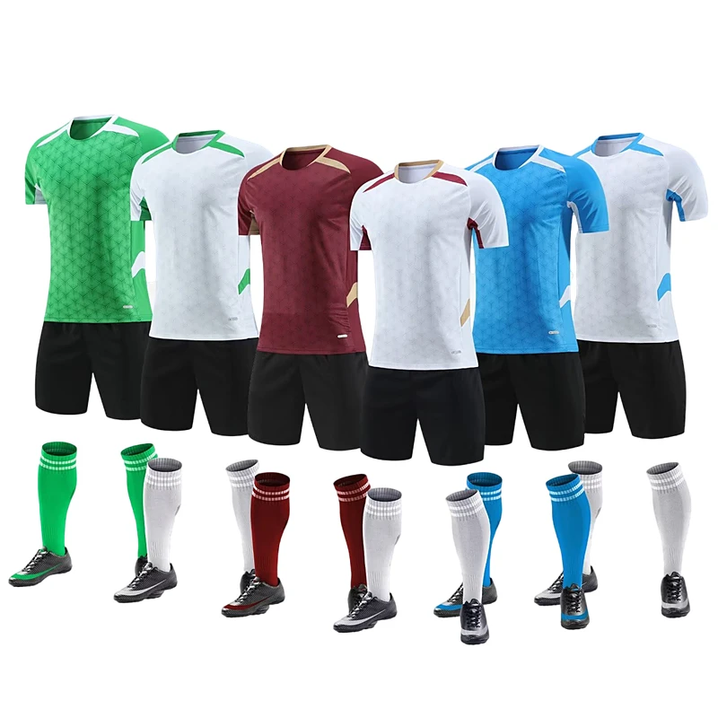 

Soccer Jersey Uniforms Kids Adult Football Sports Sets Men Boys Soccer Training Tracksuit Clothes Sportswear