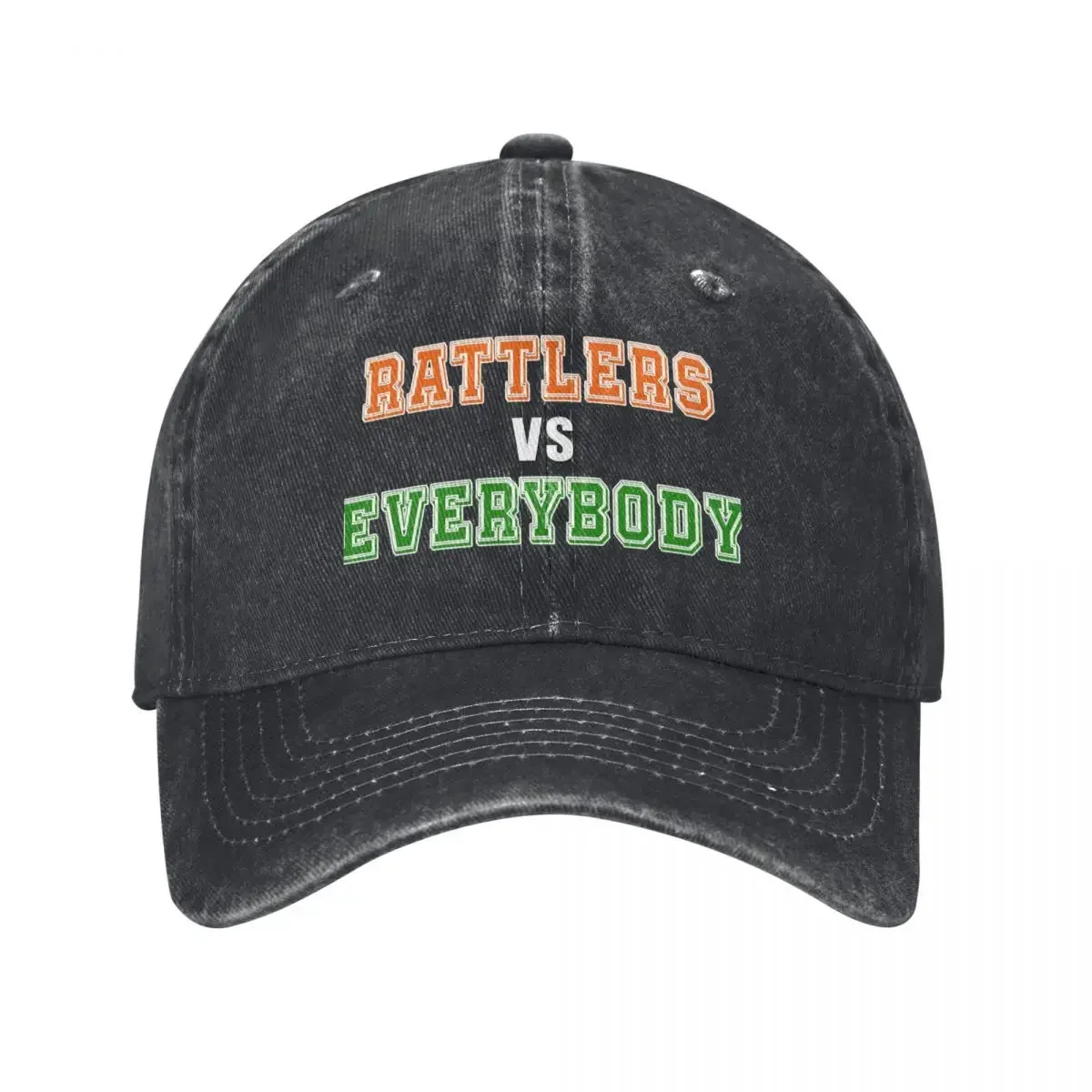 Rattlers vs Everybody Baseball Cap Golf Wear Beach Bag black Golf Cap Men Golf Wear Women's