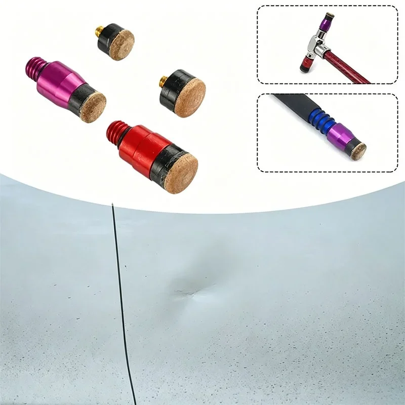 4pcs PDR Paintless Dent Repair Kit Suction Hammer Tapping Pen Leveling Tools Car Body Dent Removal Accessories