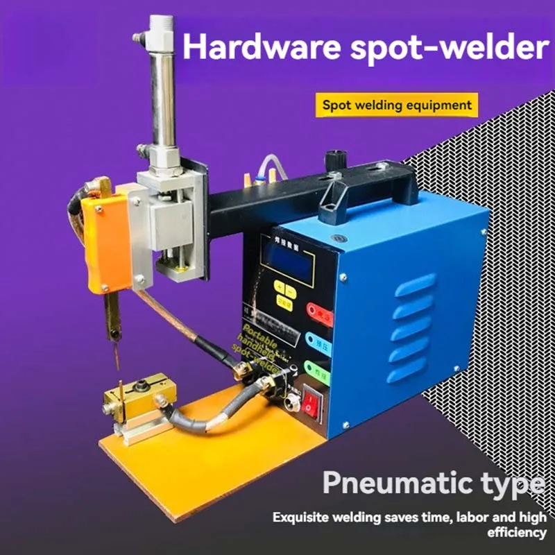 Small Pneumatic Metal Spot Welding Machine DTN Automatic Welding Machine With Resistance Welding Tape LCD Display Screen