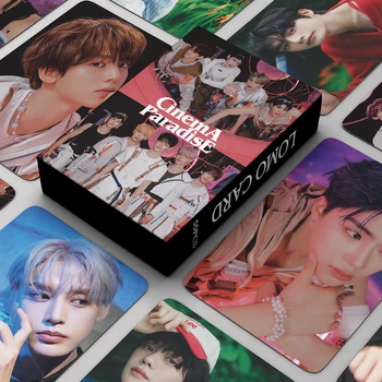 55 adet/takım bts ZEROBASEONE sinema cennet yeni albüm Photocards Gunwook Jiwoong Hanbin Ricky moda Lomo kartları hayranları koleksiyonu