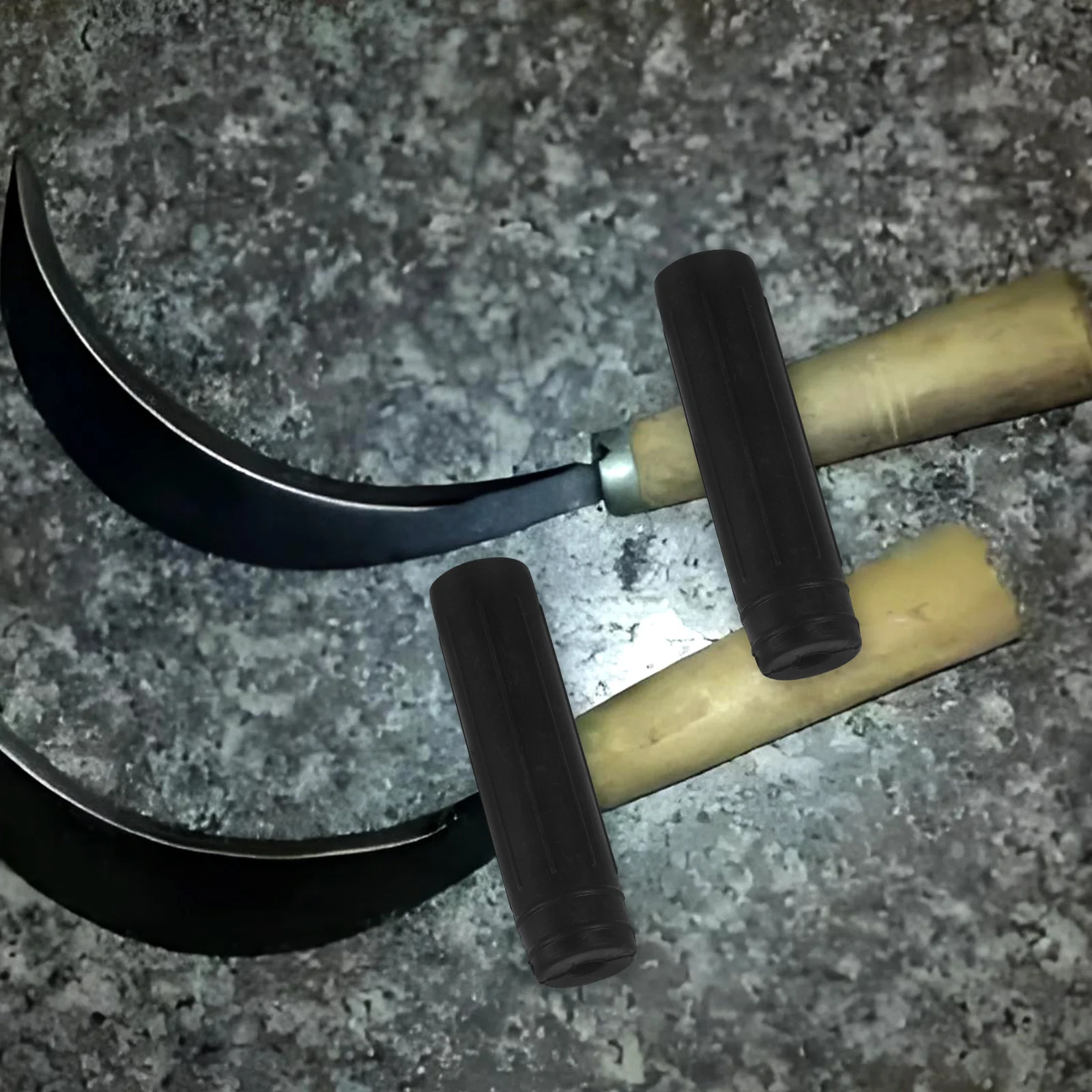 10 قطعة أداة مطاطية الأكمام عدم الانزلاق مقبض قبضة يغطي لحديقة مجرفة المطرقة المزارع واقية كم استبدال