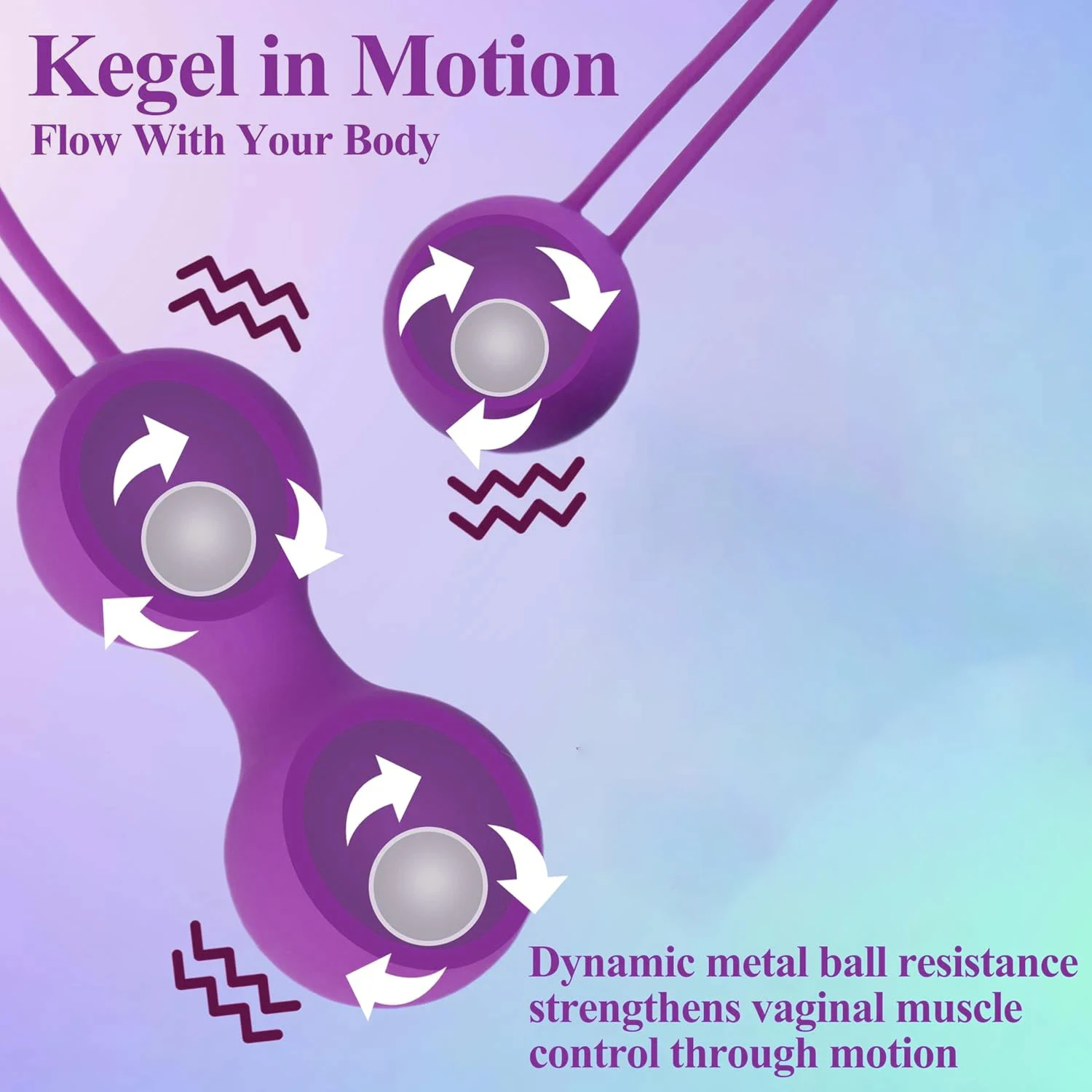 Silicone Smart Geisha Kegel Ball Beads Vaginal Ball Sex Toys for Women Simulator Vagina Chinese Ben Wa Ball Tightening Exerciser view 3
