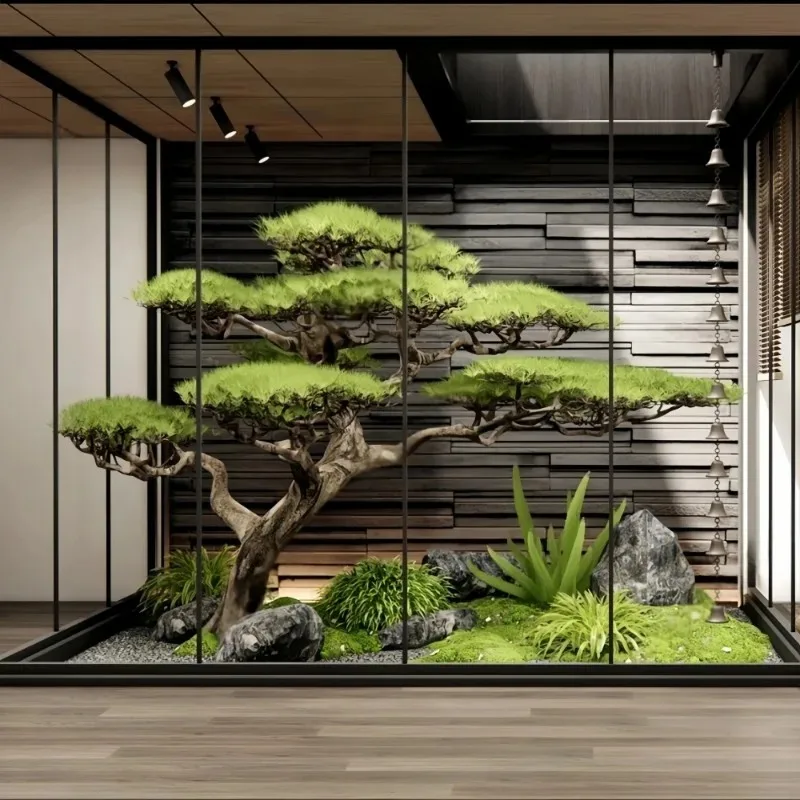 

Vv374 Высокое качество, большой размер, искусственная сосна, искусственные растения, искусственные растения, пейзаж, искусственное дерево, украшение для сада