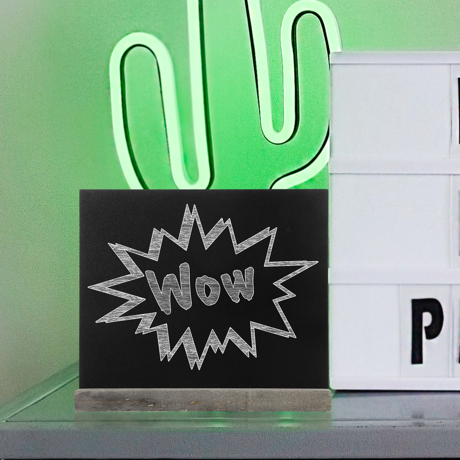 8 قطعة علامات السبورة الخشبية الصغيرة انفصال منضدية السبورة لحفل زفاف مقهى مطعم الديكور علامات السبورة #5