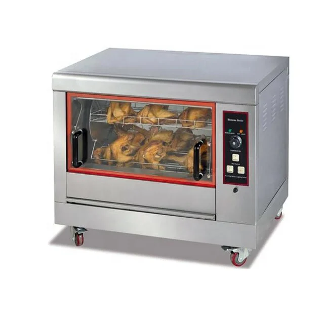 

Electric vertical Chicken Rotisserie horizontal chicken rotisserie commercial rotisserie hot sale