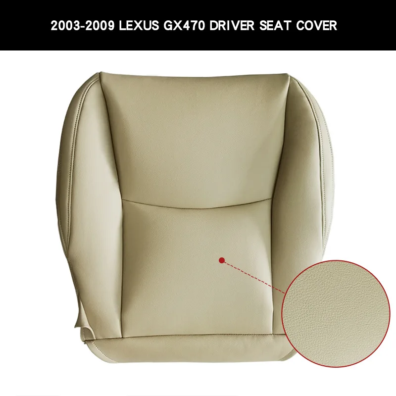 For 2005 2006 Lexus GX470 2003-2009 Driver Side Bottom Car Seats Cover Interior Replacement Seats Cushion Mat Beige