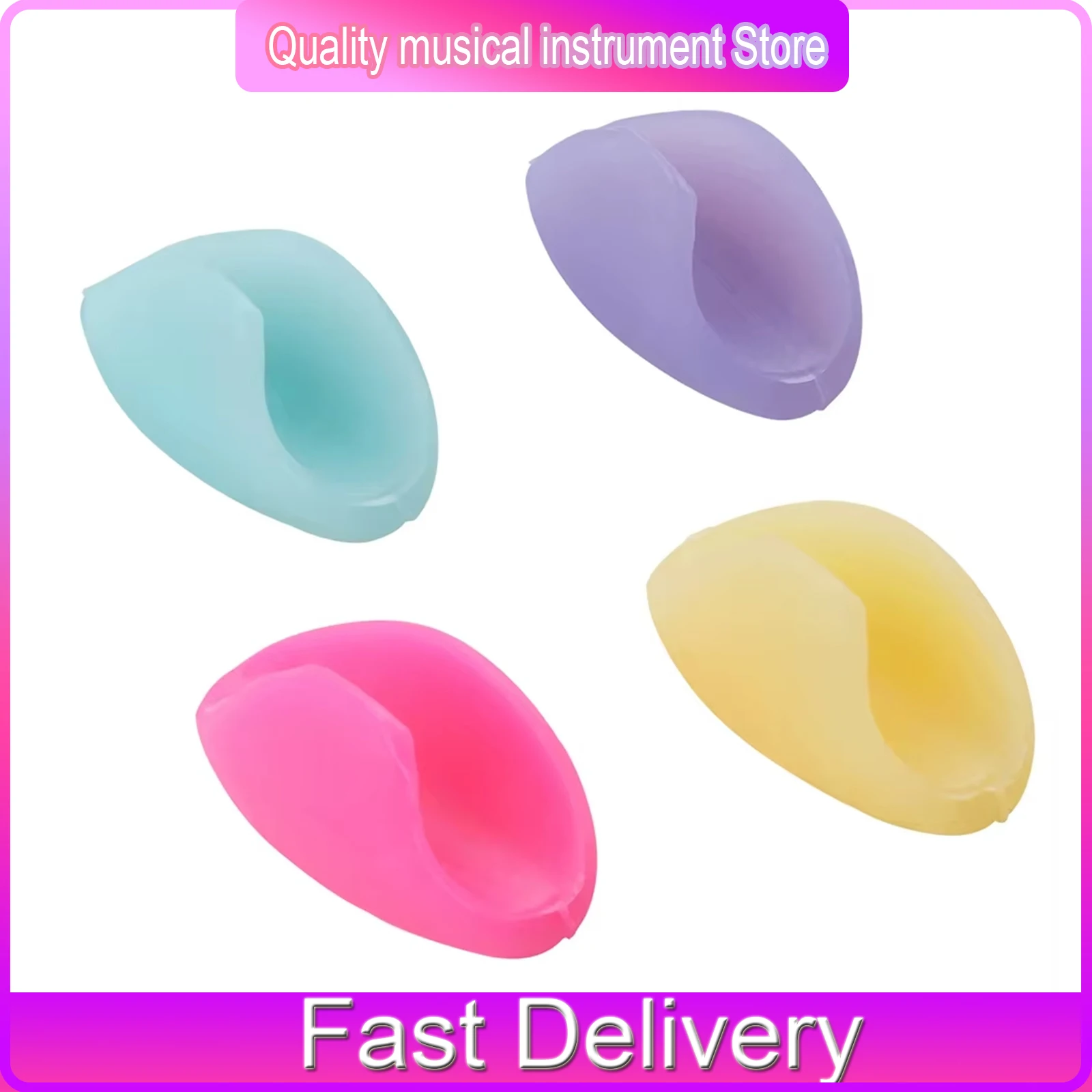 Flute Hand Rest Finger Rest Silicone Protector Locator Flute Finger Sleeve High Quality Music Maintenance Accessories & Parts