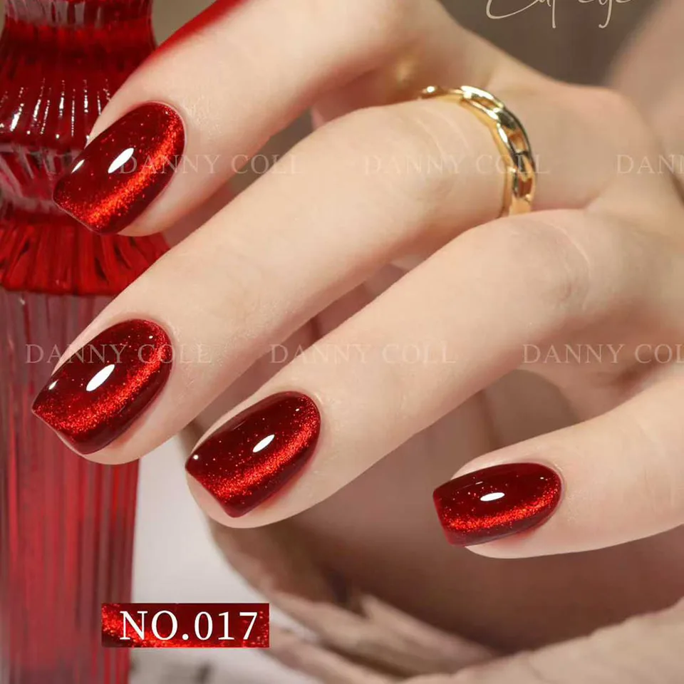 Esmalte de uñas gel ojo de gato con brillantina magnética libre de HEMA y TPO, esmalte UV LED removible, laca de uñas, primer 4