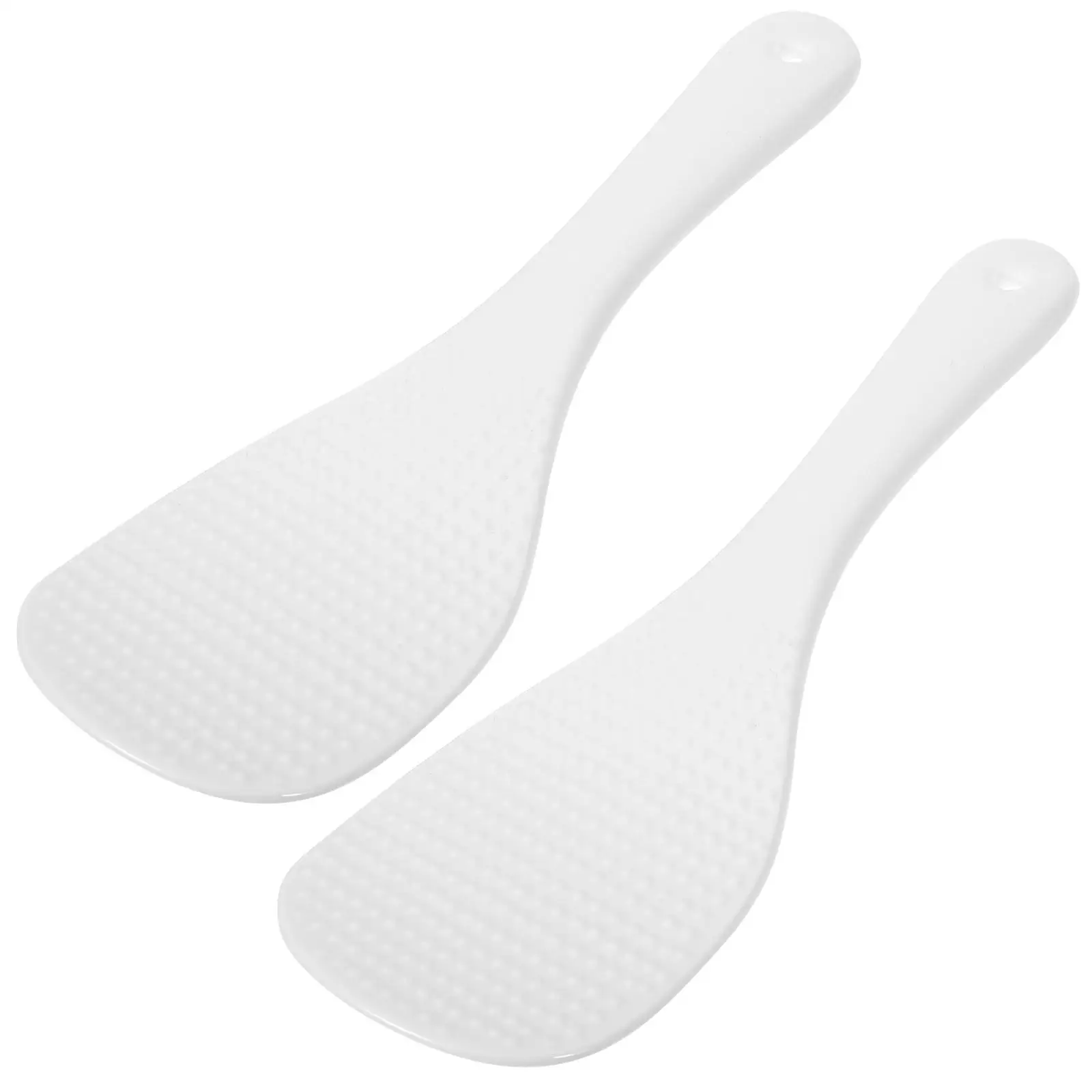 

2 Pcs Rice Paddle Spoon Home Paddles Supplies Kitchen Utensils Spoons for Serving Cooker Creative Delicate Non-stick Cookware