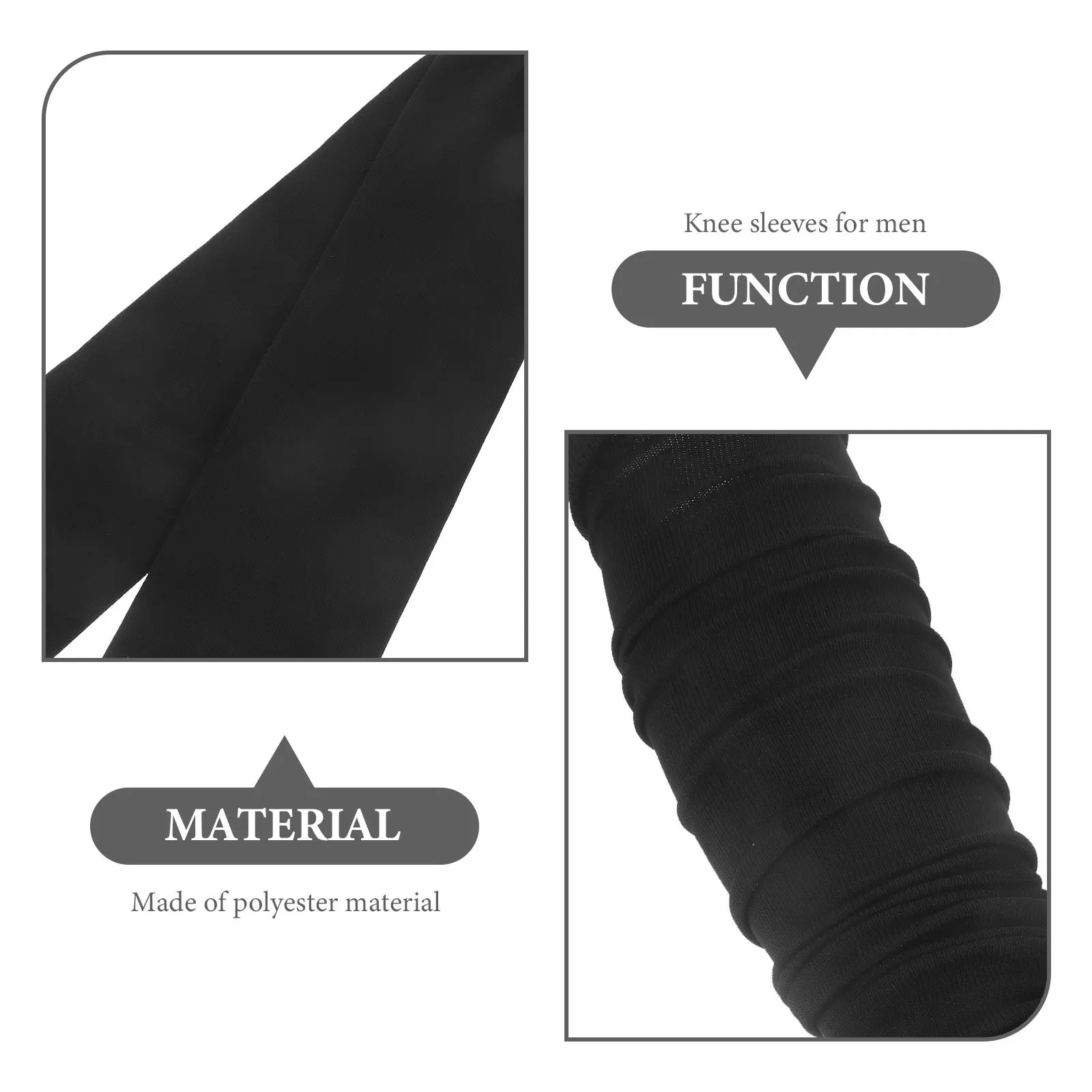 

2 шт., мужские влагоотводящие термогетры с рукавами до икры, спортивные поддерживающие носки для футбола, бега