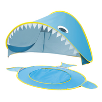 Swimbobo Baby Cute Shark Beach Tent Uv-protect Easy Storage Sunshelter Kids Outdoor Tents Pop Up Portable Shade Pool Sun Shelter
