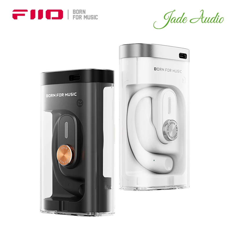 Наушники FiiO JadeAudio JW1, настоящие беспроводные наушники с открытыми наушниками TWS Bluetooth 5,3, наушники 14,2 мм, динамическая Hi-Fi спортивная гарнитура OWS