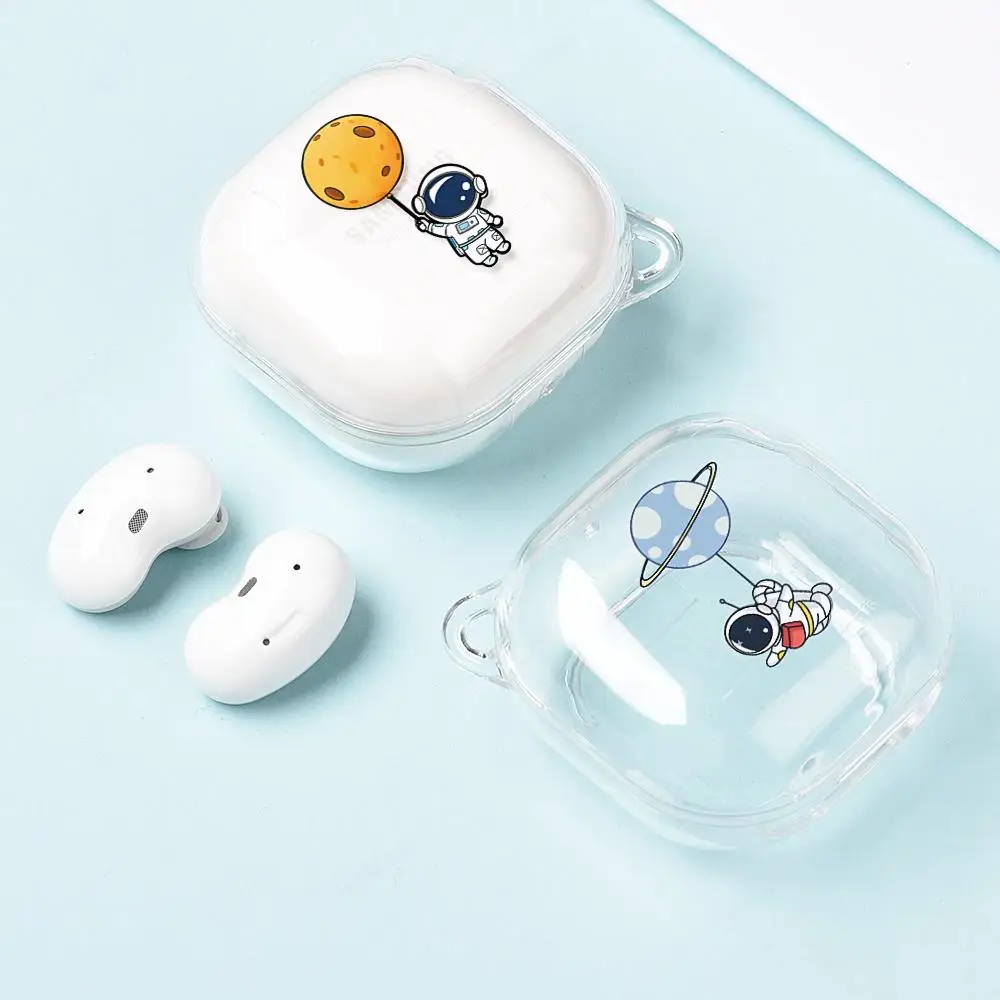 Transparent Case for Samsung Galaxy Buds 2 Pro Buds FE Buds Live Buzz 2 Pro Live buzz2 pro Cover Hard PC Headphone Coque Fundas