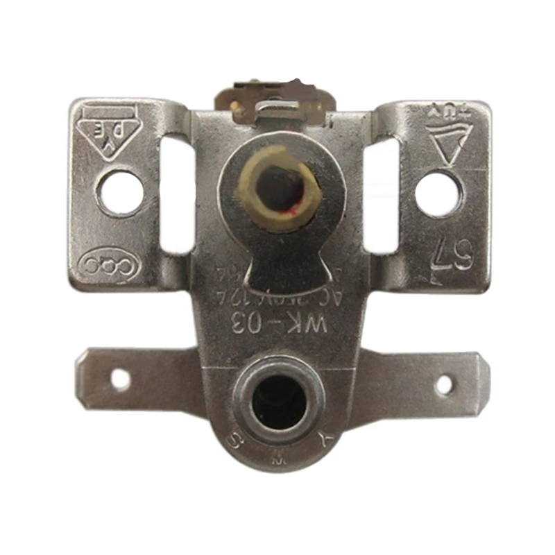 652F 250V 15A 10A Adjustable Temperature Switches Bimetallic Heating Thermostat KST205D