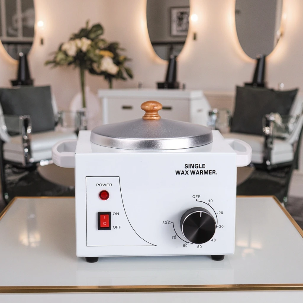 

100W 500ml Portable 40-80℃ Ideal Temp Fast Melting Wax Heater Machine for Hair Removal & Depilatory