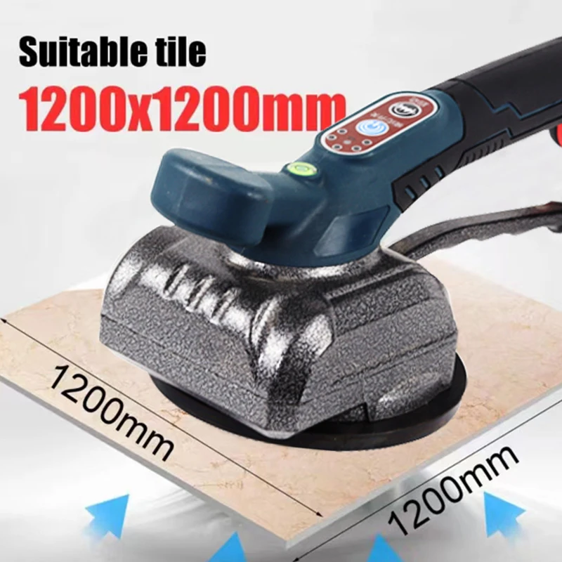 Portable Electric Tile Laying Machine Automatic Tiling Machinery Floor Vibrator Rechargeable Handheld Laying bricks Power Tools
