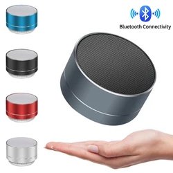 A10 Wireless Bluetooth Speaker Small Steel Cannon Subwoofer Portable Mini Gift Card Bluetooth Speaker Color Outdoors Speakers