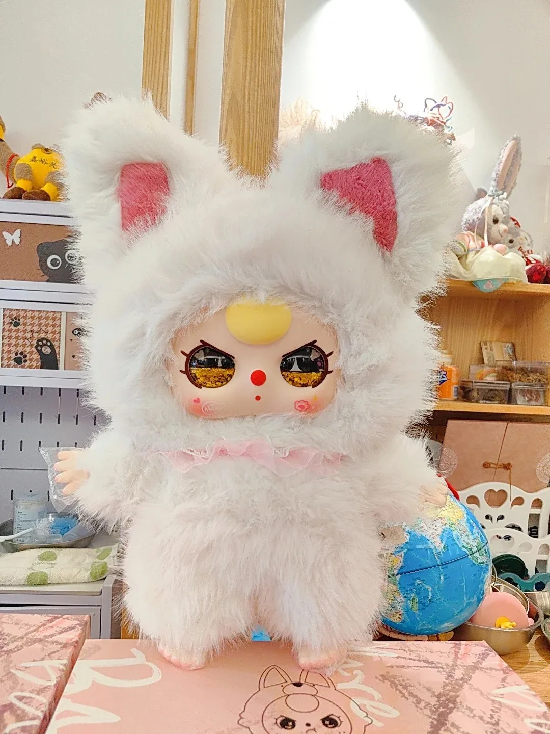 Baby Three Ai 800% Bliand Box Can Tell قصة باللغة الإنجليزية المحدودة Kawaii عمل الشكل دمية فينيل كبيرة هدية للأطفال #3