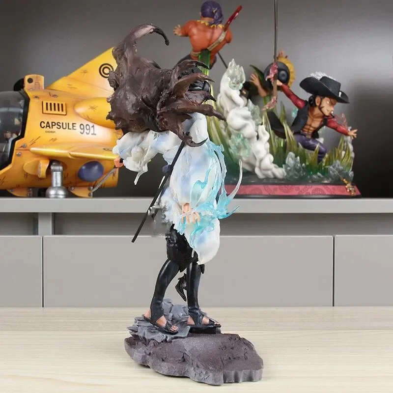 Figurine de dessin animé Naruto Tiemu Uchiha Sasuke, 24cm, GK, Statue en Pvc, modèle poupée, décoration de bureau à collectionner, jouet, cadeau de noël