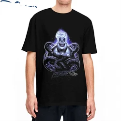 Men Women's T-Shirt  Villains Awesome 100% Cotton Tees Short Sleeve Ursula Dark Portrait T Shirts O Neck Clothes Plus Size