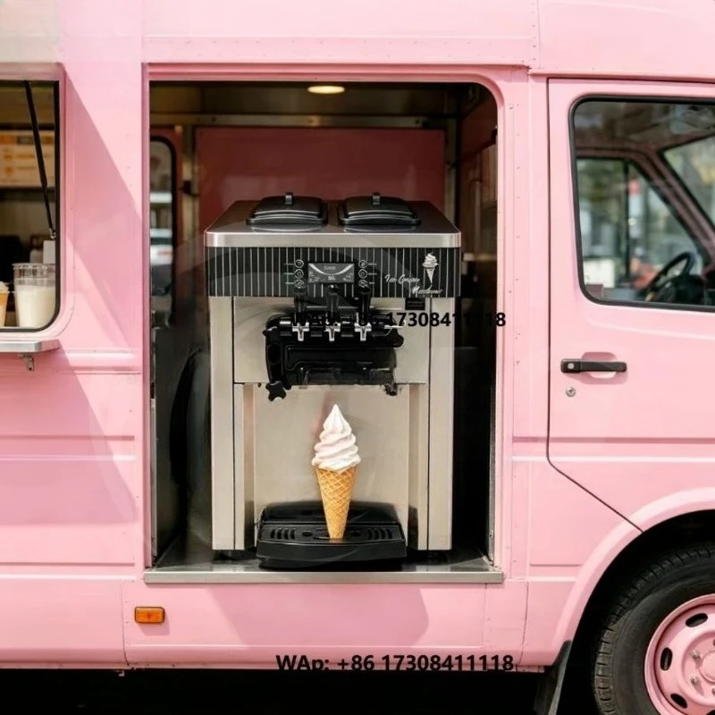 BLG 3 Flavors Soft Ice Cream Machine Dual Compressor Commercial Ice Cream Machine